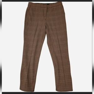 Joie Brown Plaid Trousers